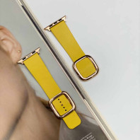 Кожаный ремешок Modern Buckle Leather для Apple Watch 38/40/41mm Gold/Spring yellow Кожаный ремешок Modern Buckle Leather для Apple Watch 38/40/41mm Gold/Spring yellow